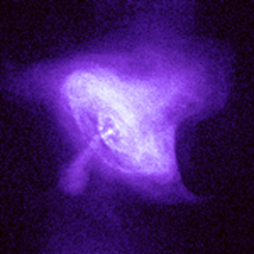 Crab nebula in x-rays