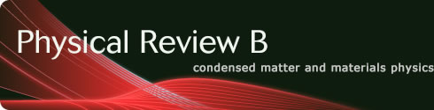 Physical Review B - condensed matter and materials physics